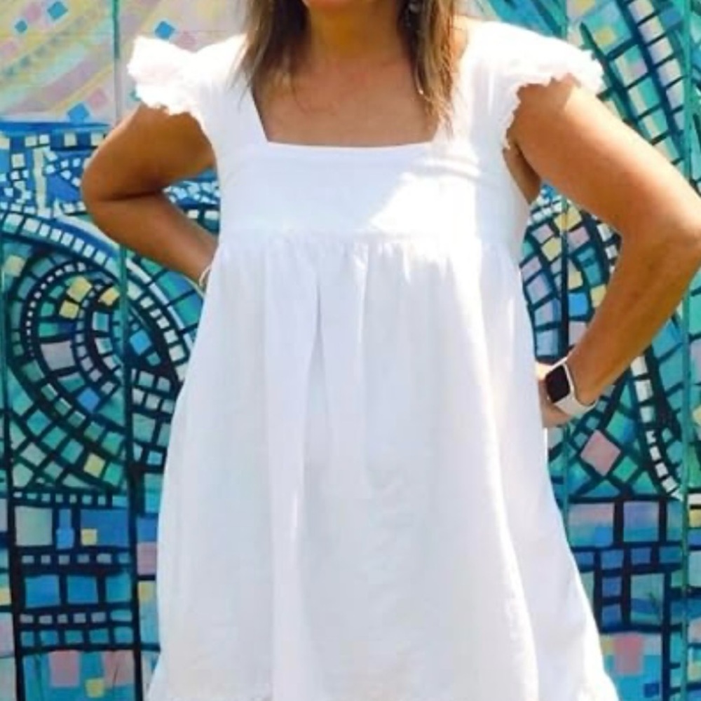 Elegant White Summer Dress
